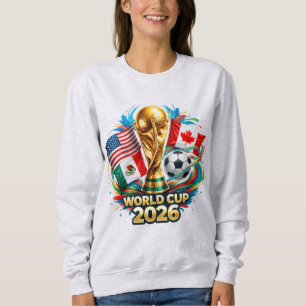 Moletom Camisola de 2026 Copa do Mundo de Futebol 2026   E