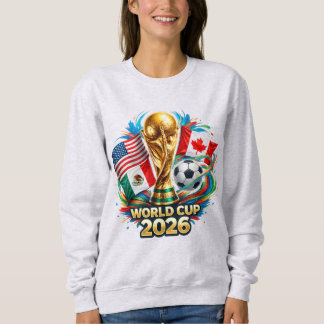 Moletom Camisola de 2026 Copa do Mundo de Futebol 2026 | E