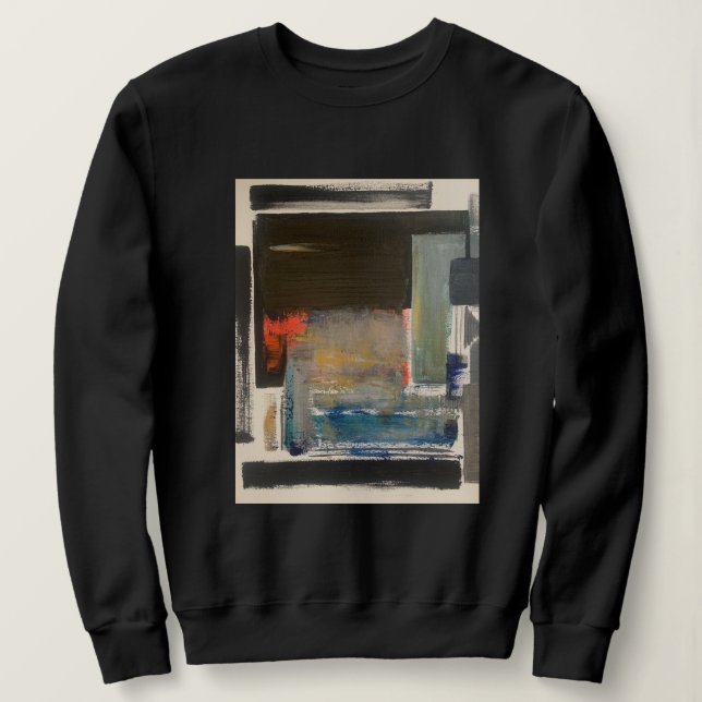 Moletom Camisola de Arte Abstrata (Frente do Design)