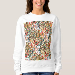 Moletom Camisola de Arte Abstrata