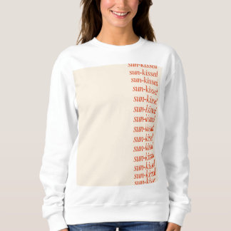 Moletom Camisola de camisola, beijada pelo sol, é um doce
