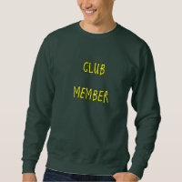 Camisola de camisola masculina do membro do CLUB