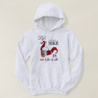 Camisola de capuz básica de motocicleta