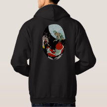 Camisola de capuz básica masculina Pesadelo de Nat