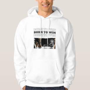 Moletom Camisola de capuz BORN TO WIN Xadrez Vitória – Mot