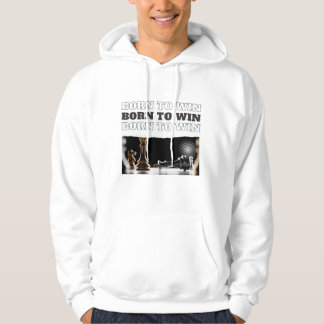 Moletom Camisola de capuz BORN TO WIN Xadrez Vitória – Mot
