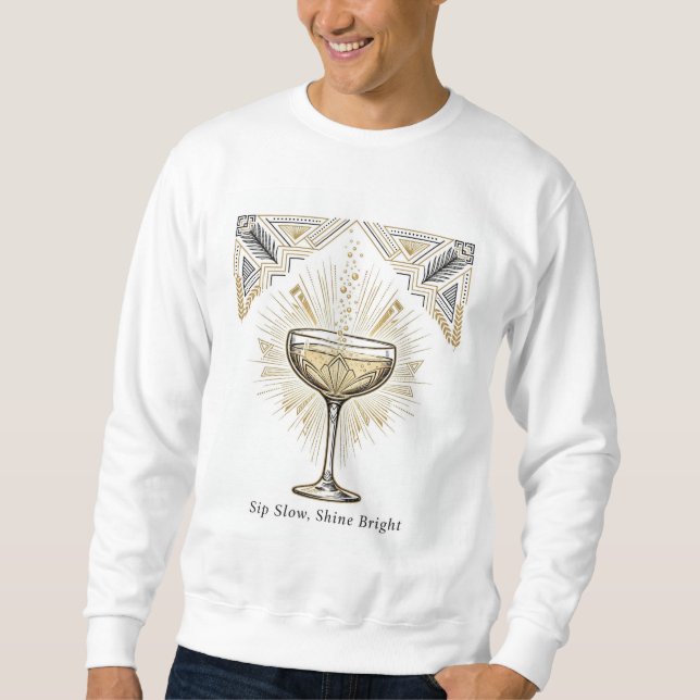 Moletom Camisola de Casal Champagne — Dele (Frente)