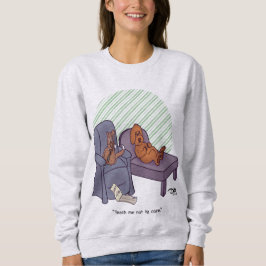 Moletom Camisola de Cinza das Mulheres Perdidas