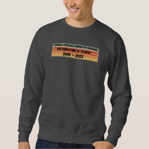 Moletom Camisola de cinza de 10 anos FAC