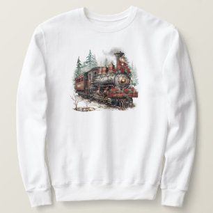 Moletom Camisola de Comboio de Natal