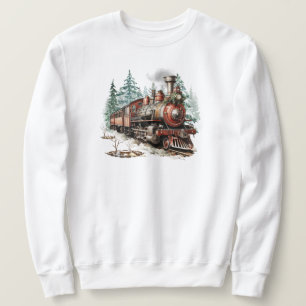 Moletom Camisola de Comboio de Natal
