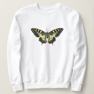 Moletom Camisola de Crewneck da borboleta