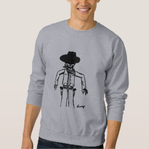 Moletom Camisola de desenho de cowboy