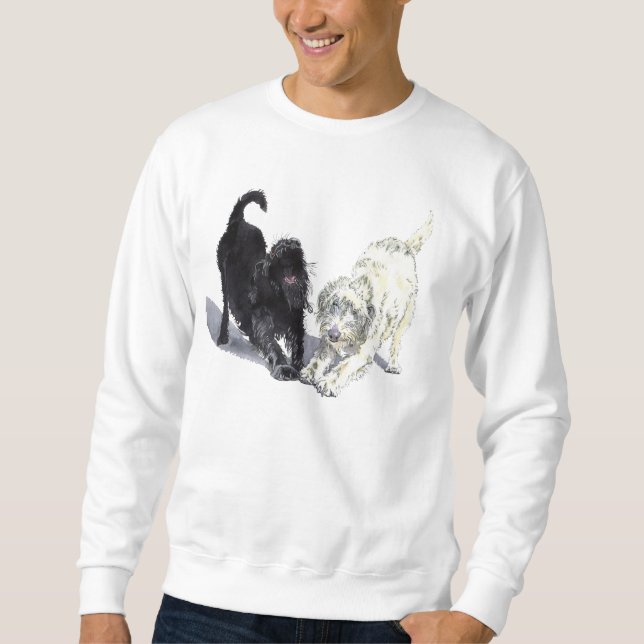 Moletom Camisola de dois Doodles (Frente)