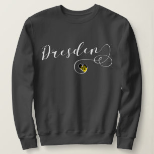 Moletom Camisola de Dresden do coração, Alemanha