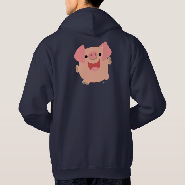 Moletom Camisola de Feliz branca (Verso)