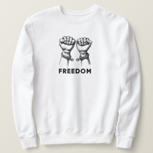 Moletom Camisola de Freedom para Homens e Mulheres