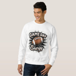 Moletom Camisola de Futebol de Energia para Dia de Jogo