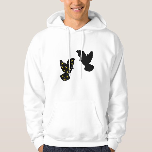 Moletom Camisola de Galáxia Duas Aves – Identidade Espirit (Frente)
