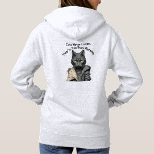 Moletom Camisola-de-gato-capuz