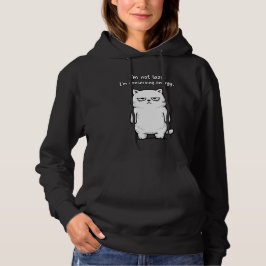 Moletom Camisola de Gato com Citações Sarcásticas Engraçad