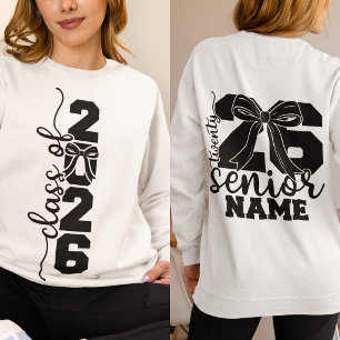 Moletom Camisola de Graduação com Nome Personalizado e Arc