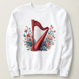 Moletom Camisola de Harp Floral