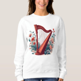 Moletom Camisola de Harp Floral