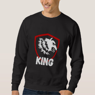 Moletom Camisola de Homem King Lion