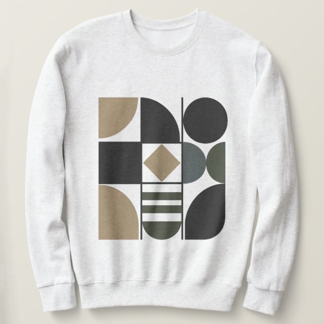 Moletom Camisola de Homens de Formas Diversas (Frente do Design)