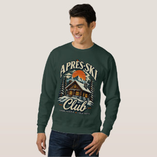 Moletom Camisola de Inverno do Clube Après Ski em Cabine d