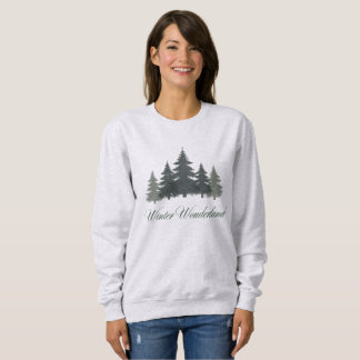 Moletom Camisola de inverno feminina Winter Wonderland