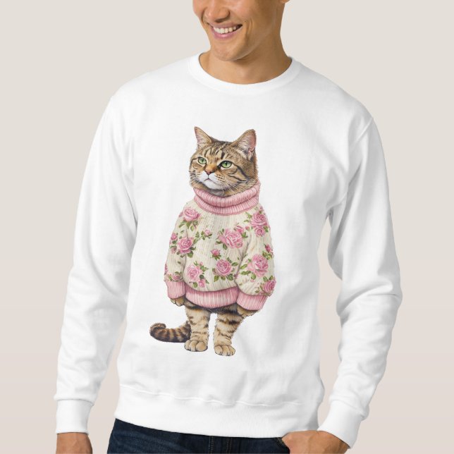 Moletom Camisola de Inverno para Gato - Presente Aconchega (Frente)