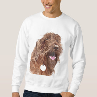 Moletom Camisola de Labradoodle #1 do chocolate