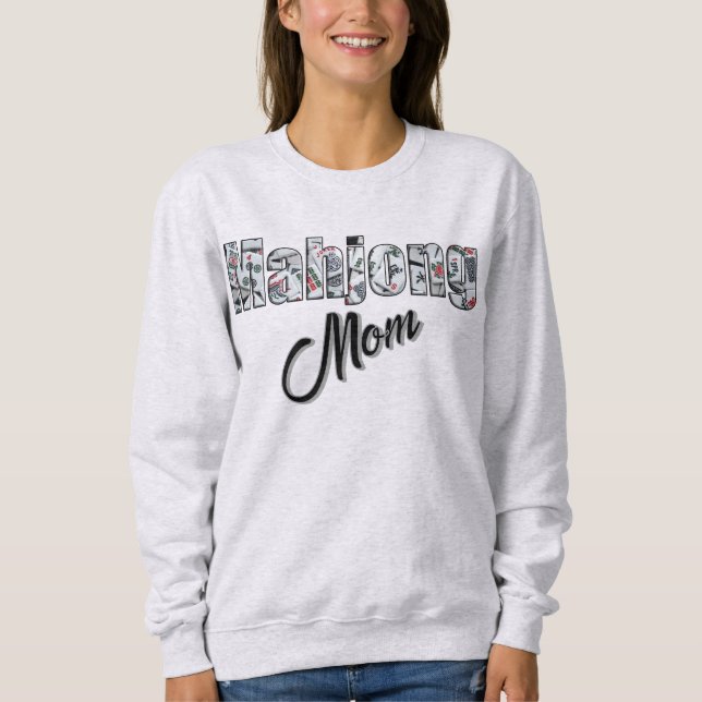 Moletom Camisola de Mãe de Mahjong (Frente)