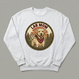 Moletom Camisola de Mãe do Lab Crewneck Presente para Ela
