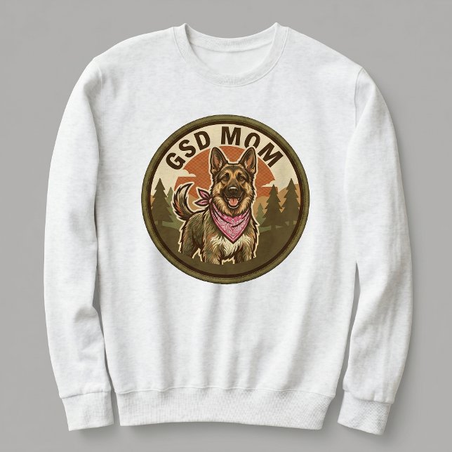 Moletom Camisola de Mãe GSD Presente para Ela (Criador carregado)