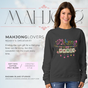 Moletom Camisola de Mahjong para Amantes de Mahjong