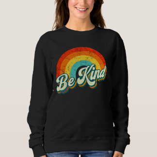 Moletom Camisola de Malha Be Kind Rainbow