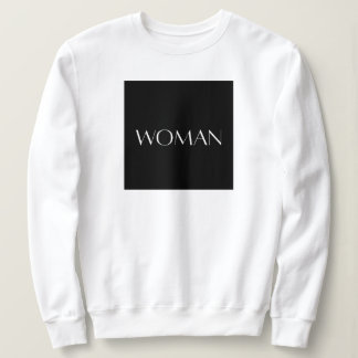 Moletom Camisola de malha com a inscrição MULHER