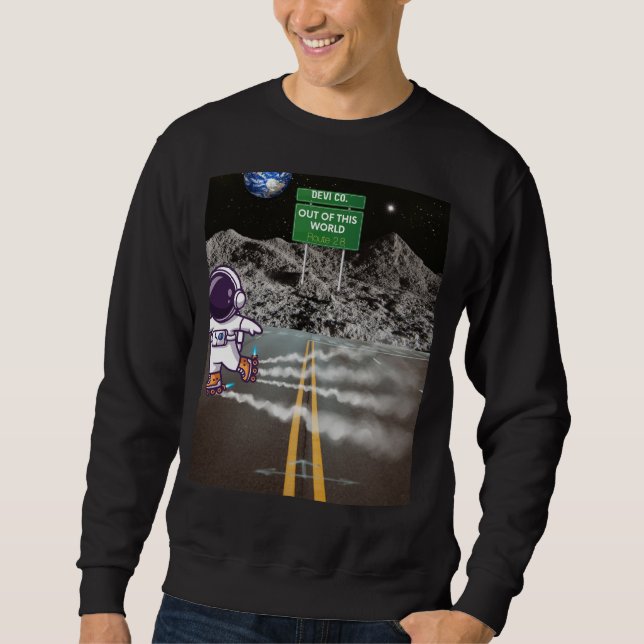 Moletom Camisola de malha Out Of This World - Route 28 (Frente)