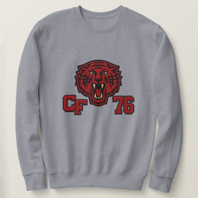 Moletom Camisola de malha Retro CFHS Letterman (Frente do Design)
