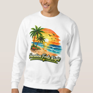 Moletom Camisola de Malha Vacation Feels Right EUA