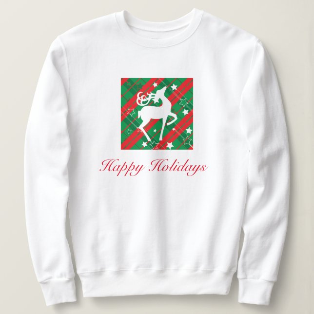 Moletom Camisola de manga comprida de Natal (Frente do Design)