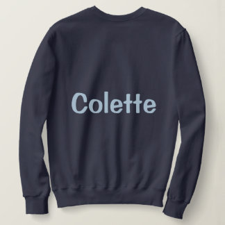 Moletom Camisola de Mulher Azul Marinho Nome Personalizado