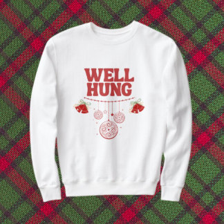 Moletom Camisola de Natal - Bem pendurado - Vermelho