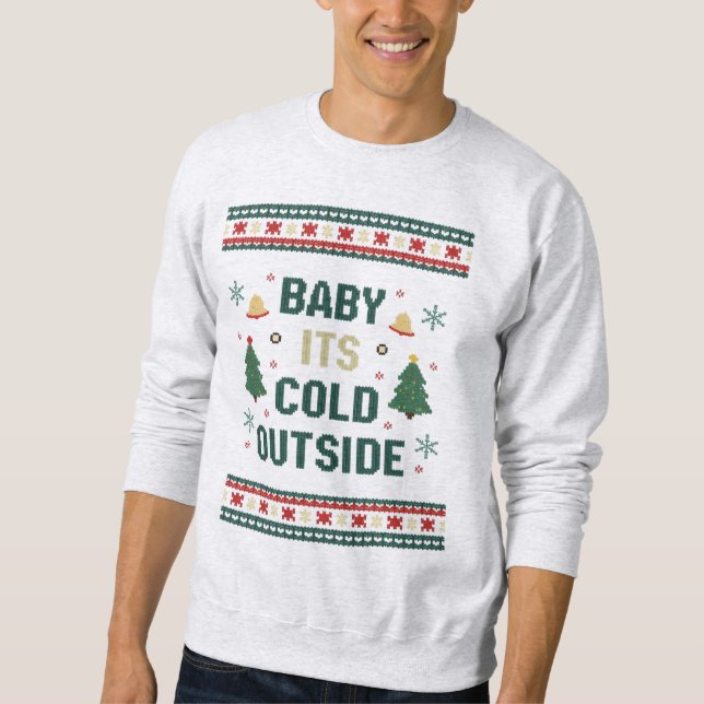 Moletom Camisola de Natal - Design de Canção de Jingle (Frente)