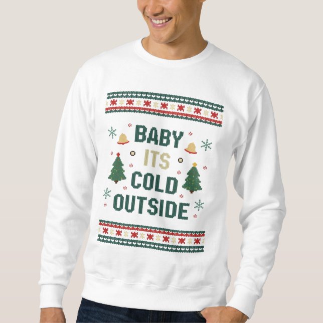 Moletom Camisola de Natal - Design de Canção de Jingle (Frente)