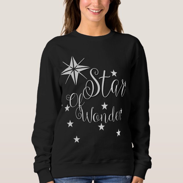 Moletom Camisola de Natal Estrela de Maravilha (Frente)