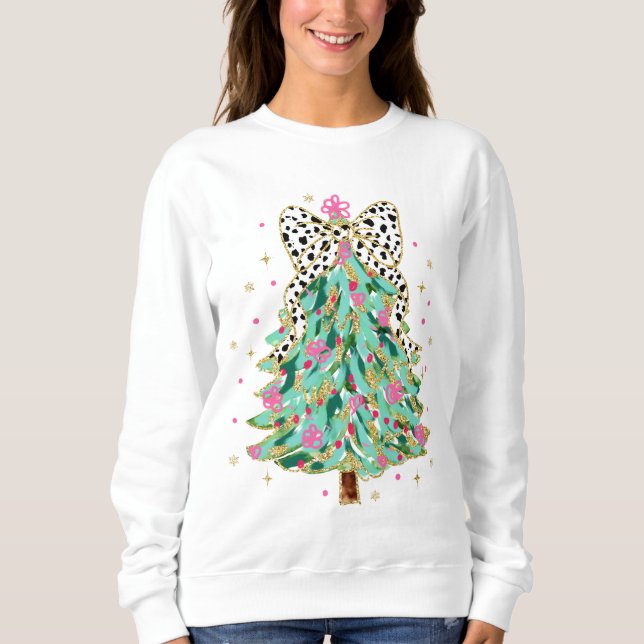 Moletom Camisola de Natal feminina (Frente)